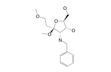 (2S,3R,4S,5S)-4-BENZYLAMINO-2-HYDROXYMETHYL-5-METHOXY-5-(2-METHOXYETHYL)-TETRAHYDROFURAN-3-OL