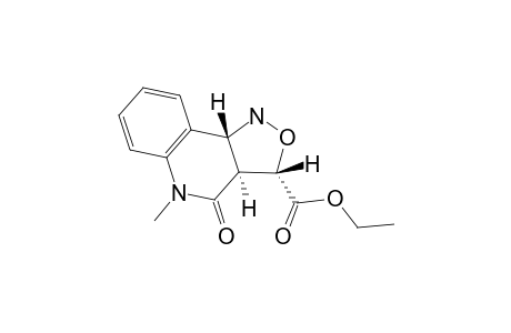 3-ETHOXYCARBONYL-5-METHYL-1,3,3A,4,5,9B-HEXAHYDROISOXAZOLO-[4,3-C]-QUINOLIN-2-ONE