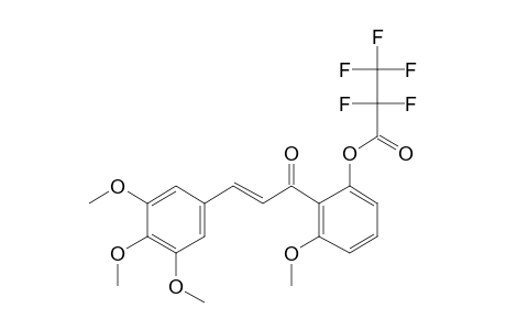 2'-Hydroxy-3,4,5,6'-tetramethoxychalcone, pentafluoropropionate