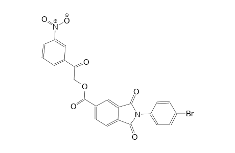 1H-isoindole-5-carboxylic acid, 2-(4-bromophenyl)-2,3-dihydro-1,3-dioxo-, 2-(3-nitrophenyl)-2-oxoethyl ester
