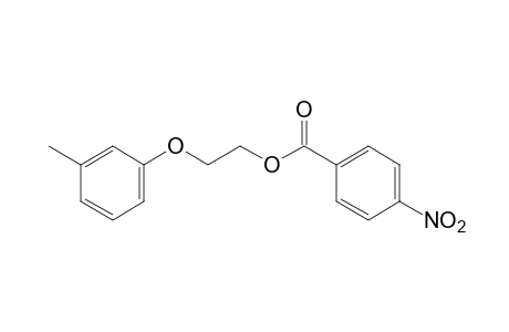 2-(m-tolyloxy)ethanol, p-nitrobenzoate