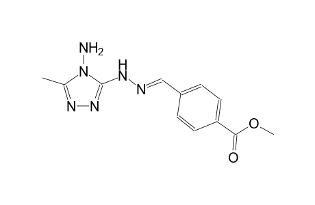 benzoic acid, 4-[(E)-[(4-amino-5-methyl-4H-1,2,4-triazol-3-yl)hydrazono]methyl]-, methyl ester