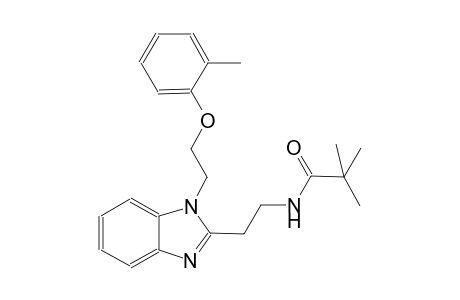 propanamide, 2,2-dimethyl-N-[2-[1-[2-(2-methylphenoxy)ethyl]-1H-benzimidazol-2-yl]ethyl]-