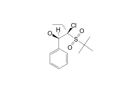 ERYTHRO-2-TERT.-BUTYLSULFONYL-2-CHLORO-1-PHENYLBUTANOL