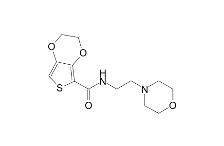 N-(2-morpholin-4-ylethyl)-2,3-dihydrothieno[3,4-b][1,4]dioxine-5-carboxamide