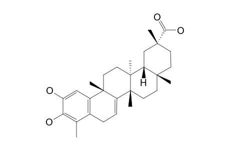 TRIPTOHYPOL-C;2,3-DIHYDROXY-1,3,5(10),7-TETRAENE-24-NOR-D:A-FRIEDOOLENANE-29-OIC-ACID