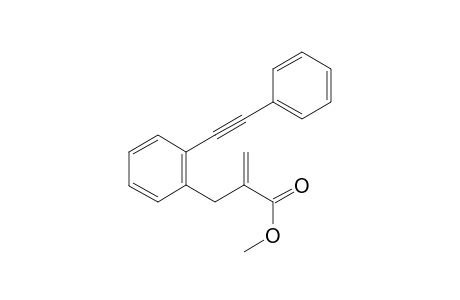 Methyl 2-(2-(phenylethynyl)benzyl)acrylate