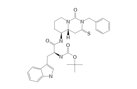 (4A-R*,5-S*)-2-BENZYL-5-[N-(TERT.-BUTOXYCARBONYL)-L-TRYPTOPHYL]-AMINO-1-OXO-3-THIOXOPERHYDROPYRIDO-[1,2-C]-PYRIMIDINE