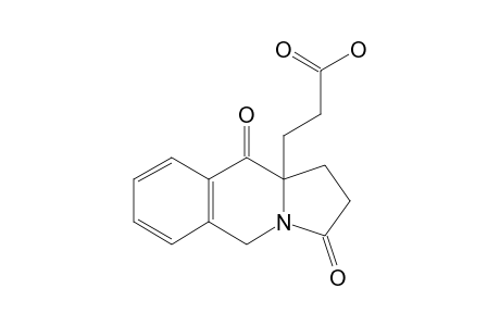 3,10-dioxo-1,2,3,5,10,10a-hexahydropyrrolo[1,2-b]isoquinoline-10a-propionic acid