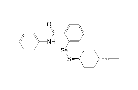 Cyclohexanesulfenoselenoic acid, 4-(1,1-dimethylethyl)-, 2-[(phenylamino)carbonyl]phenyl ester, trans-