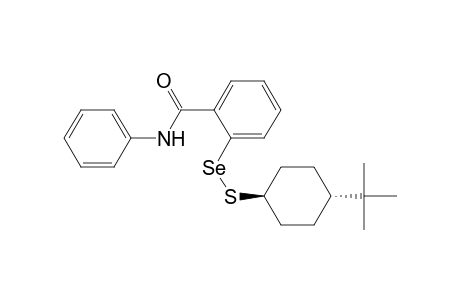 Cyclohexanesulfenoselenoic acid, 4-(1,1-dimethylethyl)-, 2-[(phenylamino)carbonyl]phenyl ester, trans-