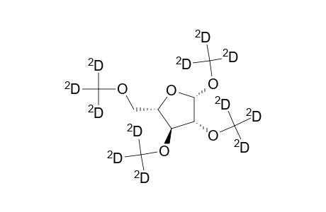 Trideuteriomethyl 2,3,5-tri-O-trideuteriomethyl-.beta.,l-arabofuranoside