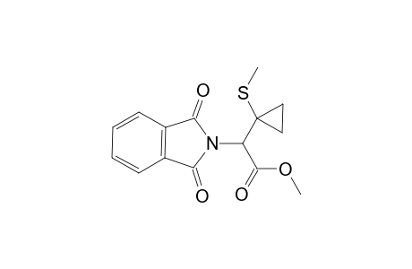 Methyl 2-[1-(methylthio)cyclopropyl]-N-phthaloylglycinate