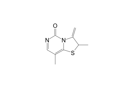 5H-Thiazolo[3,2-c]pyrimidin-5-one, 2,3-dihydro-2,8-dimethyl-3-methylene-