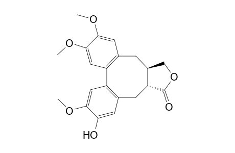trans-10-Hydroxy-6-(hydroxymethyl)-2,3,11-trimethoxydibenzo[1a,4a:8a,12a]cyclooctadiene-7-carboxylic acid lactone