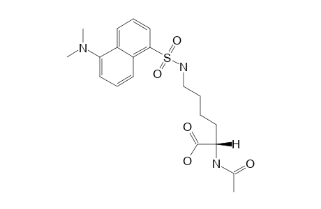 (2S)-2-Amino-6-({[5-(dimethylamino)-1-naphthyl]sulfonyl}amino)hexanoic acid, N-acetyl-