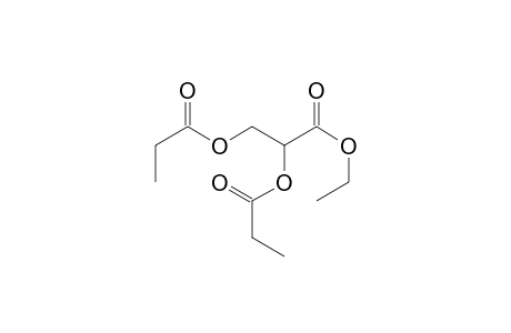3-Ethoxy-3-oxopropane-1,2-diyl dipropionate