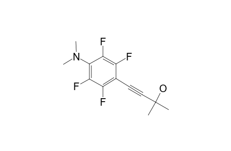 4-[4-(N,N-Dimethylamino)-2,3,5,6-tetrafluorophenyl)-2-Methyl-3-butyn-2-ol