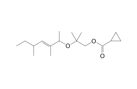 (3"E)-2'-(3",5"-Dimethylhept-3"-en-2"-yloxy)-2'-methylpropyl cyclopropanecarboxylate