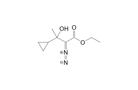 Ethyl 3-cyclopropyl-2-diazo-3-hydroxybutanoate