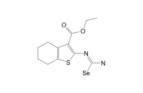 ETHYL-2-(3-ISOSELENOUREIDO)-4,5,6,7-TETRAHYDROBENZO-[1]-THIOPHENE-3-CARBOXYLATE
