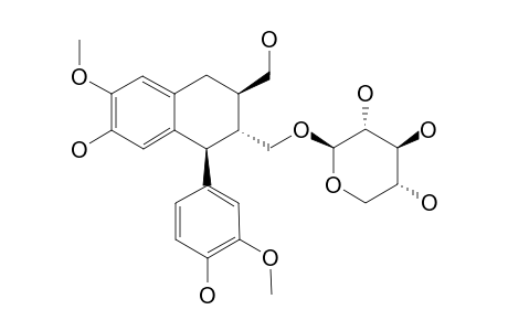 ISOLARICIRESINOL-9-O-BETA-D-XYLOPYRANOSIDE