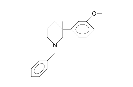 1-Benzyl-3-(3-methoxy-phenyl)-3-methyl-piperidine