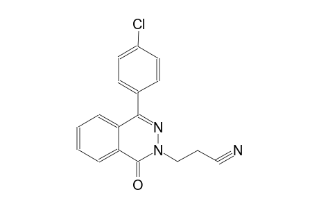 3-(4-(4-chlorophenyl)-1-oxo-2(1H)-phthalazinyl)propanenitrile