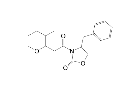 4-Benzyl-3-[(3'-methyltetrahydropyran-2'-yl)acetyl]-1,3-oxazolidin-2-one