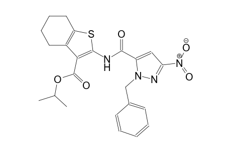 isopropyl 2-{[(1-benzyl-3-nitro-1H-pyrazol-5-yl)carbonyl]amino}-4,5,6,7-tetrahydro-1-benzothiophene-3-carboxylate