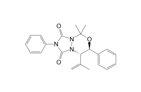 (7S,8S)-5,5-dimethyl-2,7-diphenyl-8-prop-1-en-2-yl-7,8-dihydro-[1,2,4]triazolo[1,2-c][1,3,4]oxadiazine-1,3-dione