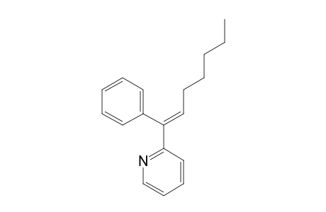 (E)-1-Phenyl-1-pyridylhept-1-ene