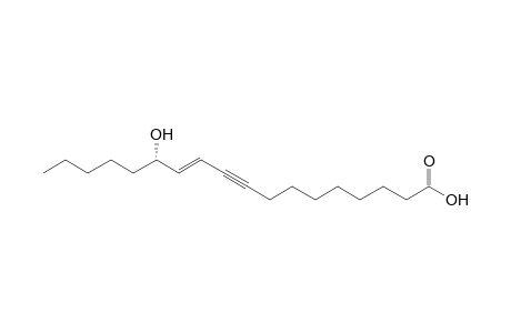 (E,13S)-13-hydroxyoctadec-11-en-9-ynoic acid