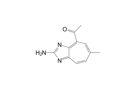 1-(2-amino-6-methyl-4-cyclohepta[d]imidazolyl)ethanone