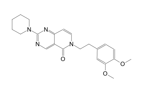 pyrido[4,3-d]pyrimidin-5(6H)-one, 6-[2-(3,4-dimethoxyphenyl)ethyl]-2-(1-piperidinyl)-