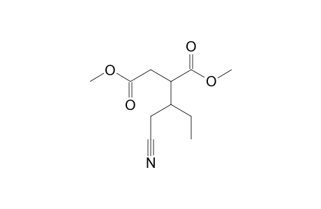 Dimethyl 2-(1-cyanobutan-2-yl)succinate