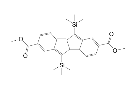 Dimethyl 5,10-bis(trimethylsilyl)indeno[2.1-a]indene-2,7-dicarboxylate