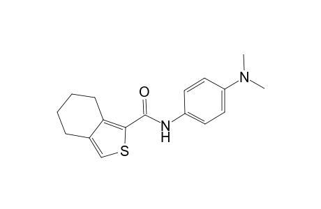 4,5,6,7-Tetrahydro-benzo[c]thiophene-1-carboxylic acid, (4-dimethylaminophenyl)amide