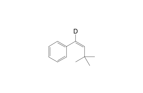 1-Deuterio-3,3-dimethyl-1-phenyl-1-butene