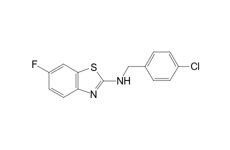 N-(4-chlorobenzyl)-6-fluorobenzothiazol-2-amine