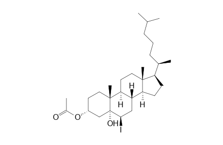 6.beta.-Iodo-5.alpha.-cholestan-3.alpha.,5-diol 3-acetate