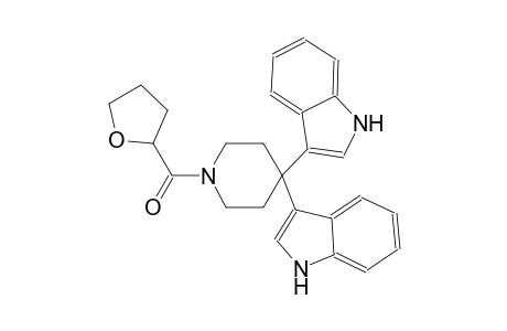 1H-indole, 3-[4-(1H-indol-3-yl)-1-[(tetrahydro-2-furanyl)carbonyl]-4-piperidinyl]-