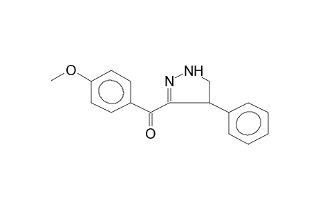 3-(4-METHOXYBENZOYL)-4-PHENYL-2-PYRAZOLINE