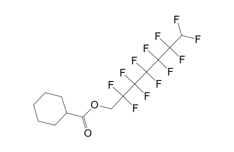 Cyclohexanecarboxylic acid, 2,2,3,3,4,4,5,5,6,6,7,7-dodecafluoroheptyl ester