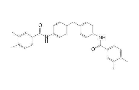 N-(4-{4-[(3,4-dimethylbenzoyl)amino]benzyl}phenyl)-3,4-dimethylbenzamide