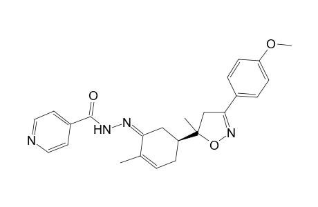 4-Pyridinecarboxylic acid, N'-[5-[4,5-dihydro-3-(4-methoxyphenyl)-5-methyl-5-isoxazolyl]-2-methyl-2-cyclohexenyliden]hydrazide