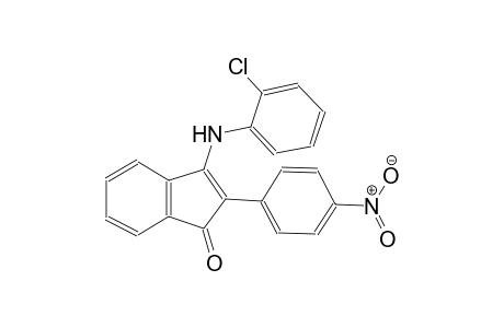 3-(2-chloroanilino)-2-(4-nitrophenyl)-1H-inden-1-one