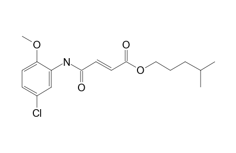 Fumaric acid, monoamide, N-(2-methoxy-5-chlorophenyl)-, isohexyl ester