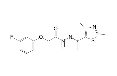 2,4-Dimethyl-5-thiazolone-N-(3-fluorophenoxyacetyl) hydrazone