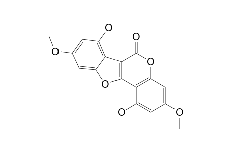 HEDYSARIMCOUMESTAN_F;1,7-DIHYDROXY-3,9-DIMETHOXYCOUMESTAN